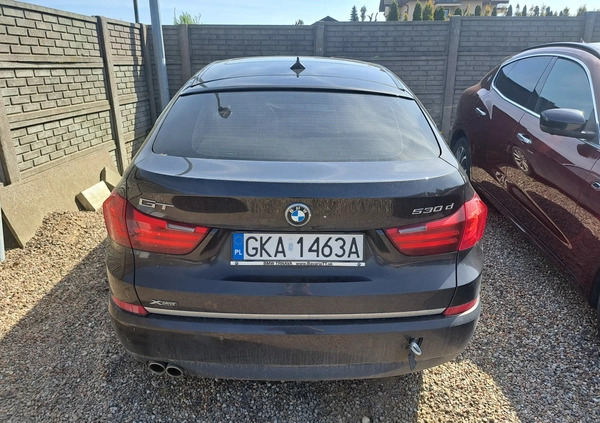 BMW 5GT cena 59900 przebieg: 273935, rok produkcji 2015 z Kartuzy małe 154